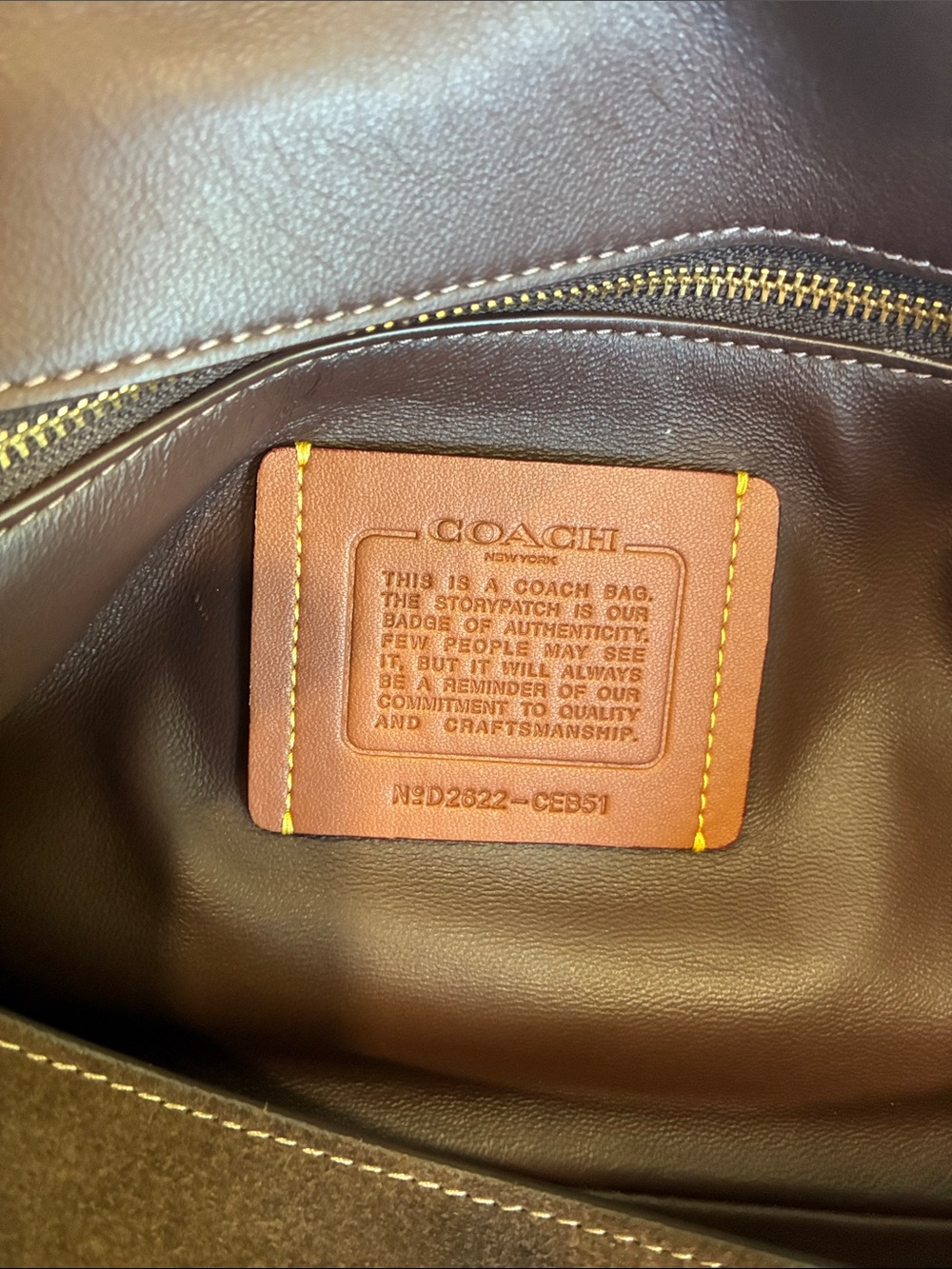 Coach Chelsea 36 Dark Chocolate Almost Like New - Picture 12 of 15